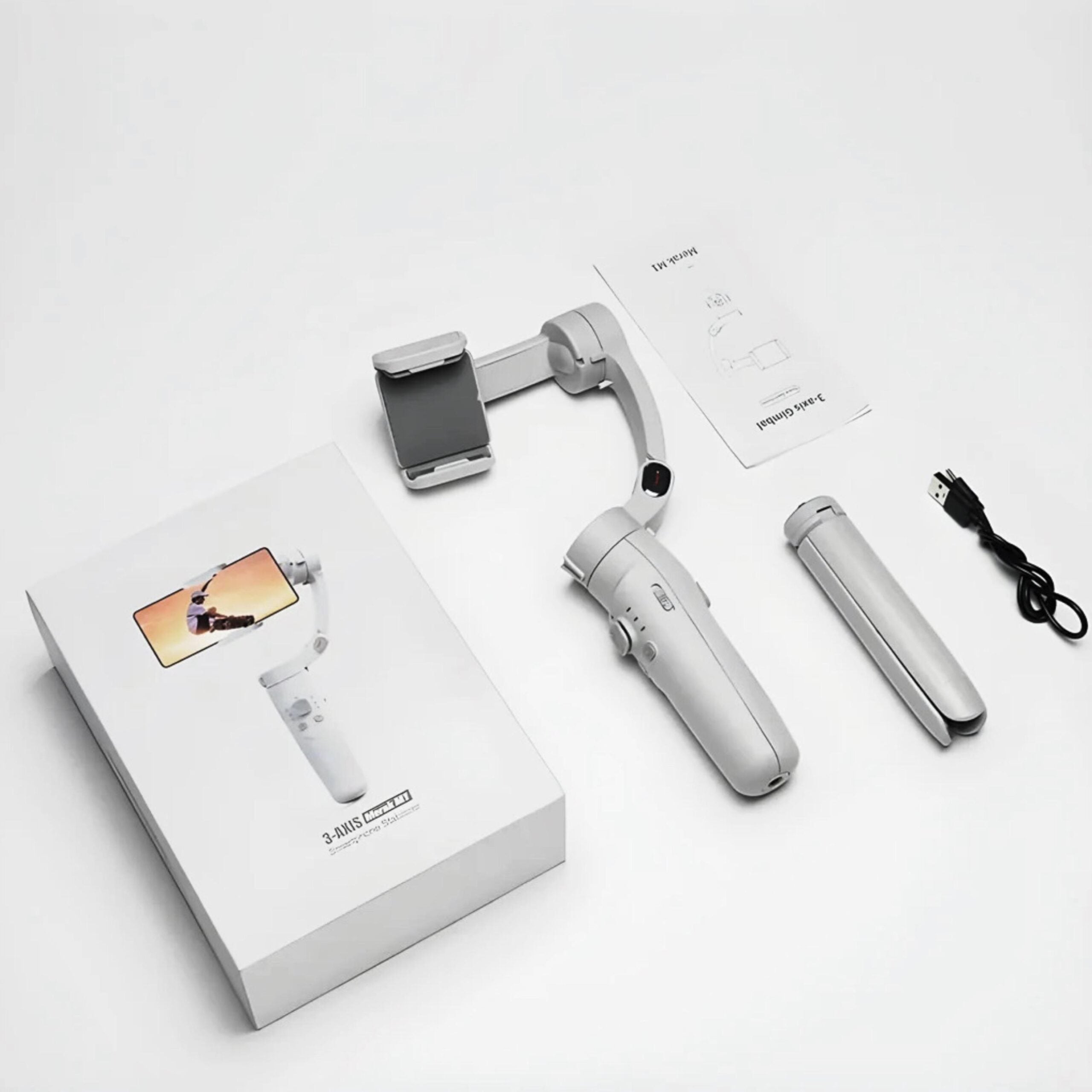 M1 3-Axis Foldable Gimbal Stabilizer with Remote Control for Smartphones